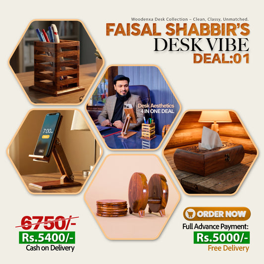 Best Office Deal 01 – Organize Your Desk in Style by Woodenxa