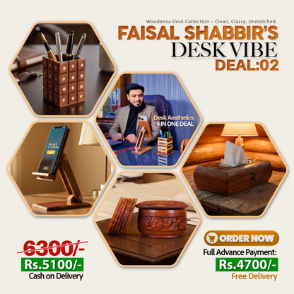 Best Office Deal 02 – Organize Your Desk in Style by Woodenxa