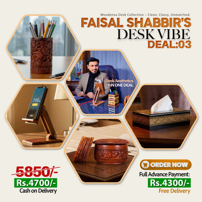 Best Office Deal 03 – Organize Your Desk in Style by Woodenxa