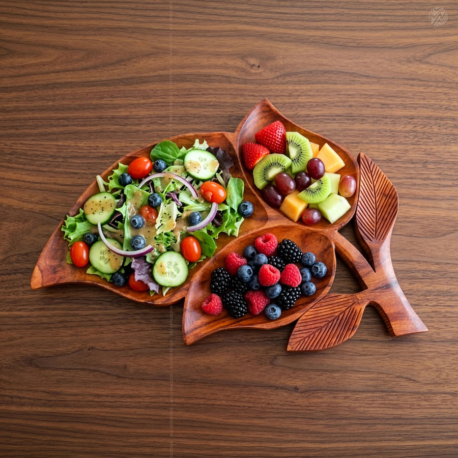 Ramadan Special Deal 01 - Complete Wooden Serving Set by Woodenxa