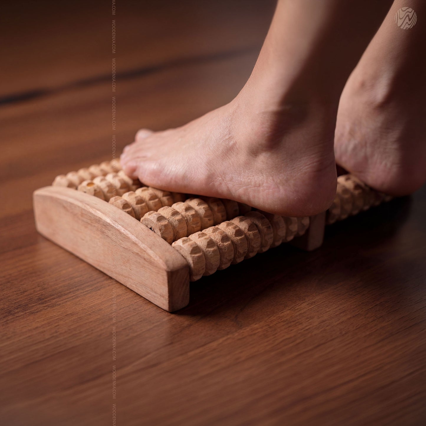 Premium Wooden Foot Massager Roller – Natural Foot Therapy - Woodenxa