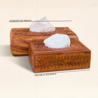 Small Size Handcrafted Fully Carved Wooden Tissue Box 8inch| Woodenxa