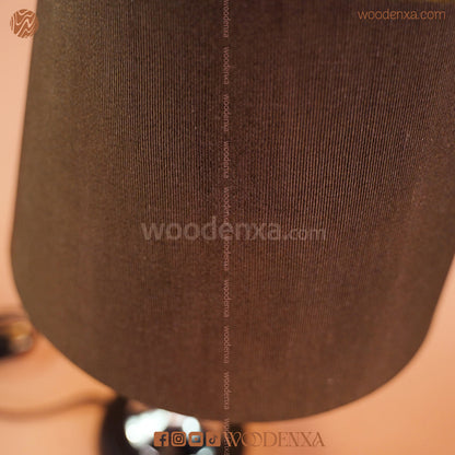 Modern Wooden Crystal Fabric Lamp for Table and Bedside | Woodenxa