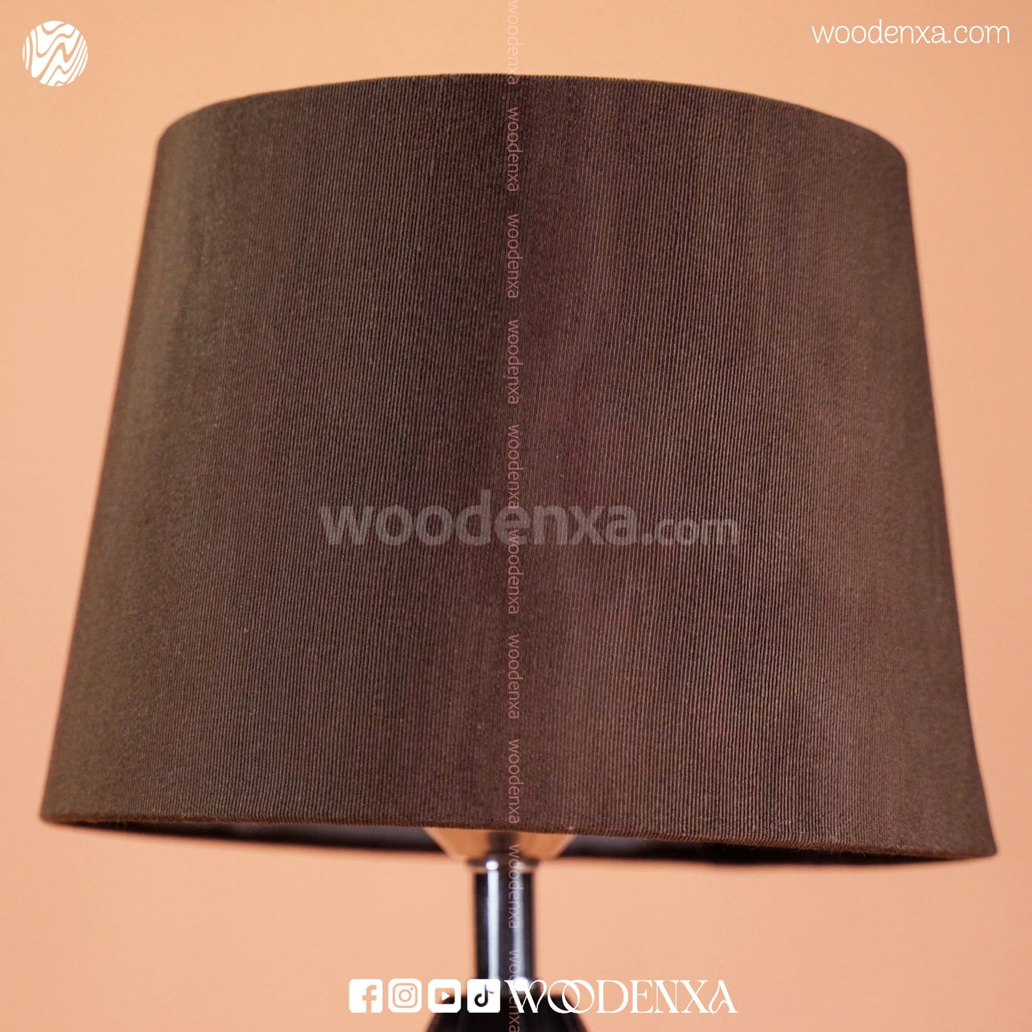 Modern Wooden Crystal Fabric Lamp for Table and Bedside | Woodenxa