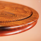 Dry Fruit Wooden Table with Foldable Basket | Handmade by Woodenxa