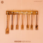 Wooden Fork Set – 7 Pcs | Handmade Kitchen Utensils by Woodenxa