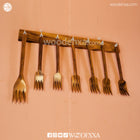 Wooden Fork Set – 7 Pcs | Handmade Kitchen Utensils by Woodenxa