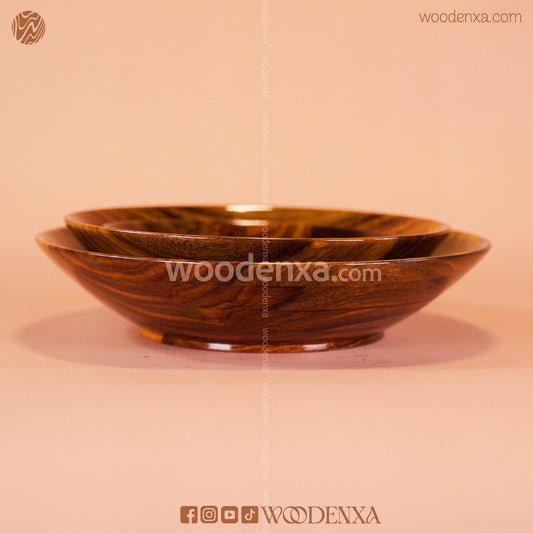 Wooden Kitchen Bowl Set – Pack of 3 Different Sizes | Handmade by Woodenxa