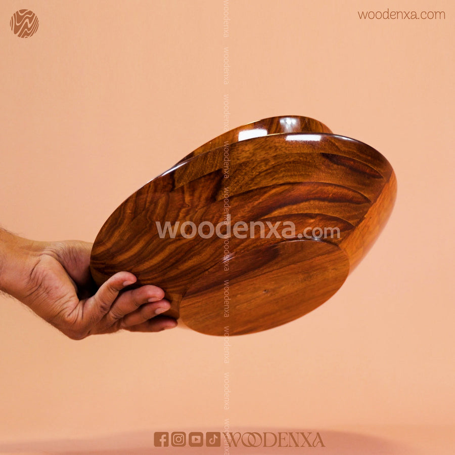 Wooden Kitchen Bowl Set – Pack of 3 Different Sizes | Handmade by Woodenxa