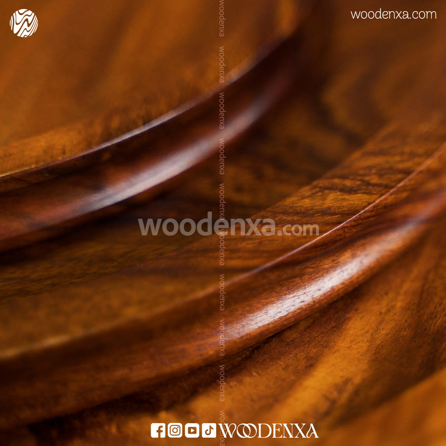 Wooden Pizza Pan – Set of 3 | Handmade by Woodenxa