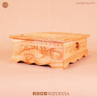 Wooden Quran Box & Rahel 2 in 1 – Neem Wood Handcrafted Carving | Woodenxa