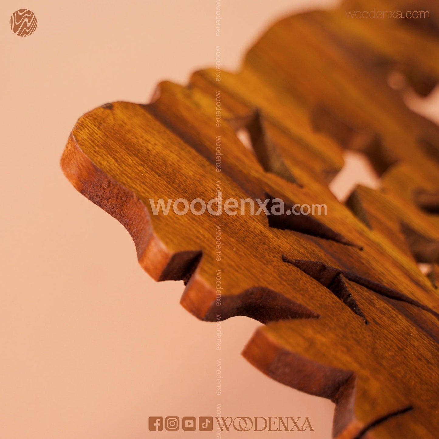 Wooden Rahel Quran Stand – Handcrafted Folding Book Stand by Woodenxa